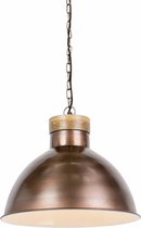QAZQA Pointer - Industriele Hanglamp - 1 lichts - H 1320 mm - Koper - Industrieel -  Woonkamer | Slaapkamer | Keuken