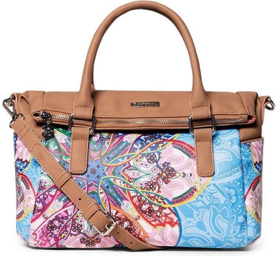 Desigual Beige Polyurethaan Dames Handtas