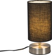 QAZQA Milo - Moderne Tafellamp - 1 lichts - H 260 mm - Zwart - Industrieel - Woonkamer | Slaapkamer