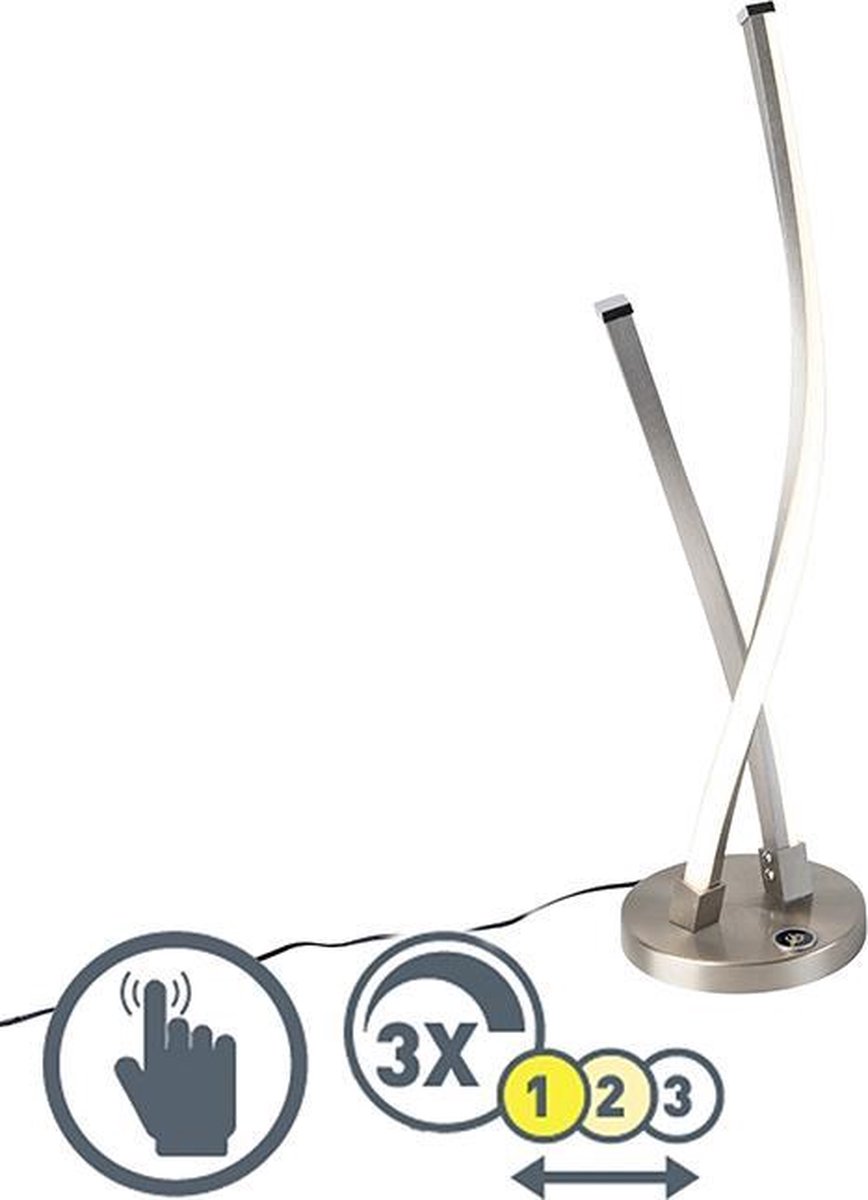 Paul Neuhaus paulina - Moderne Dimbare Vloerlamp | Staande Lamp met Dimmer - 1 lichts - H 
