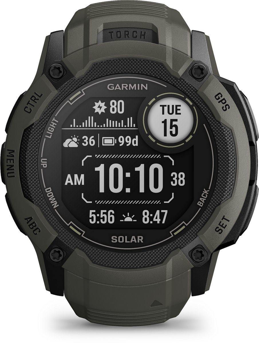 Garmin Instinct 2X Solar Groen