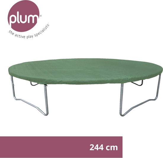 Plum Trampolinehoes - 244 cm - Beschermhoes voor trampoline - Groen