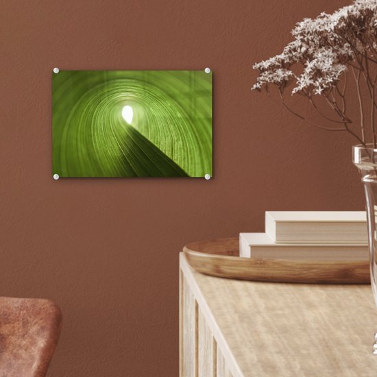 MuchoWow® Peinture sur verre 30x20 cm - Peinture sur verre acrylique - Feuille roulée - Photo sur verre - Peintures