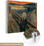 Peinture sur Verre - Le Cri - Edvard Munch - 90x90 cm - Peintures sur Verre Peintures - Photo sur Glas