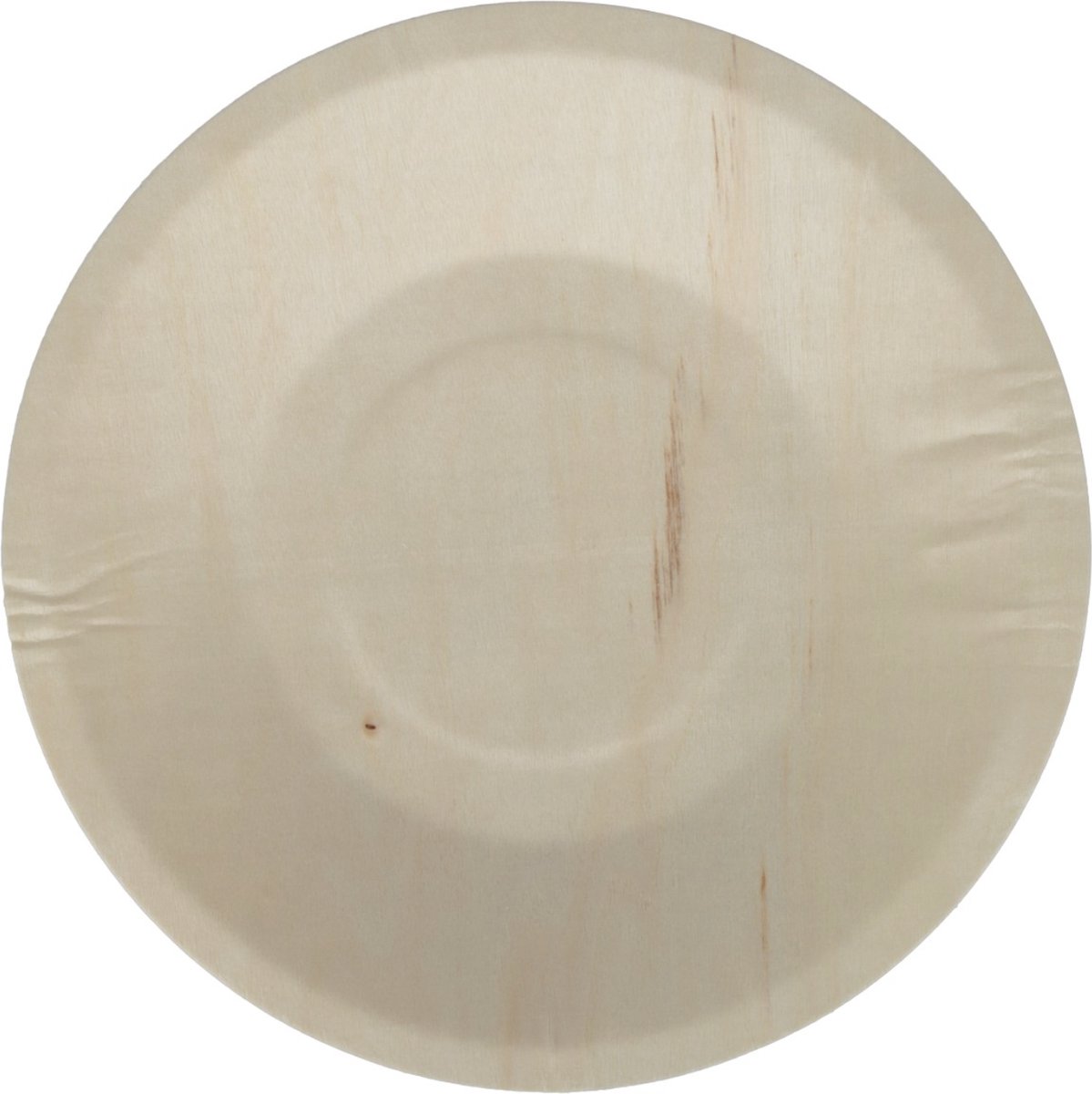 Goedkoopste Take Dis Bord hout rond 19 cm FSC - Pak 25 stuks