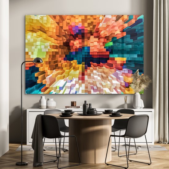 Peinture sur Verre - Figure Abstraite - 180x120 cm - Peintures sur Verre Peintures - Photo sur Glas