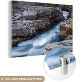 Eaux agitées dans le parc national d'Abisko en Suède Plexiglas 90x60 cm - Tirage photo sur Glas (décoration murale en plexiglas)