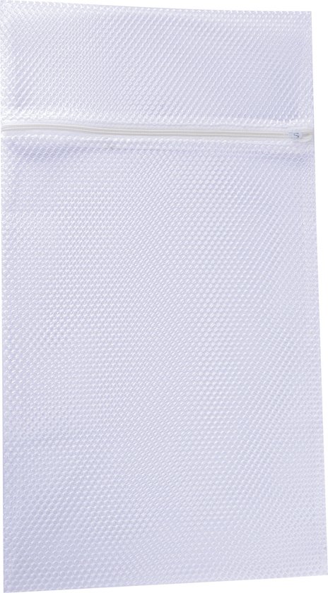 MSV Waszak voor kwetsbare kleding wasgoed/waszak - wit - XL size - 60 x 90 cm
