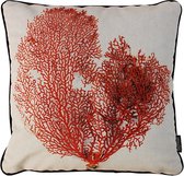 Sierkussen Velvet Coral | 45 x 45 cm | Velvet/Polyester
