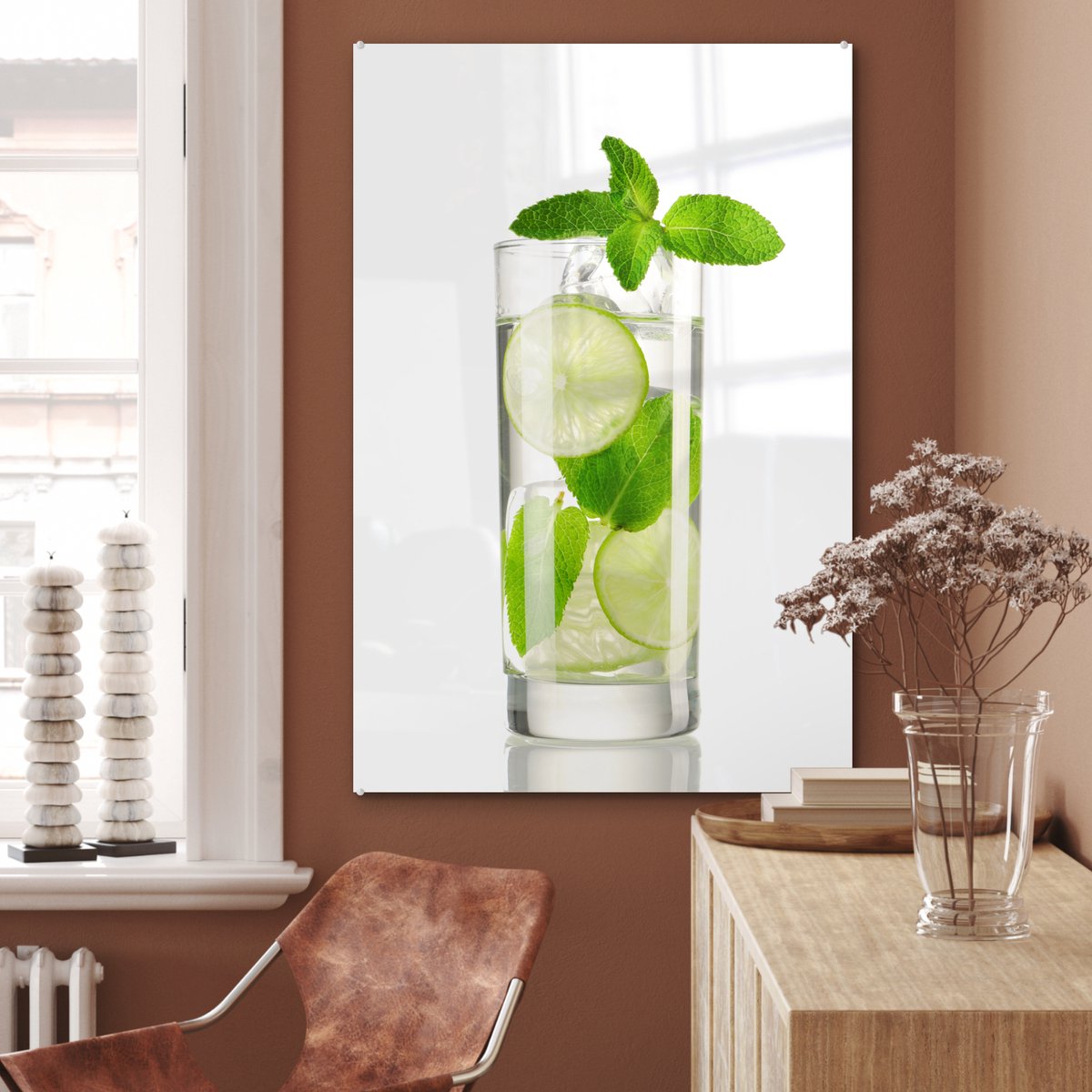 Verre imprimé mojito