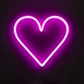 QAZQA neon - Design LED Dimbare Wandlamp met Dimmer voor binnen - 1 lichts - D 26 mm - Roze -  Woonkamer | Slaapkamer | Keuken