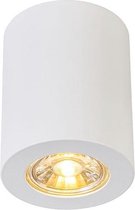 QAZQA tuba - Design Plafondspot | Spotje | Opbouwspot - 1 lichts - Ø 75 mm - Wit - Woonkamer | Slaapkamer | Keuken