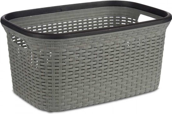 Panier à linge plastique blanc