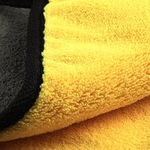 Hiden | Auto & Motor Handdoek - Auto Schoonmaak Producten - Auto wassen – Droogdoek - 30x30CM - Microfiber | Geel