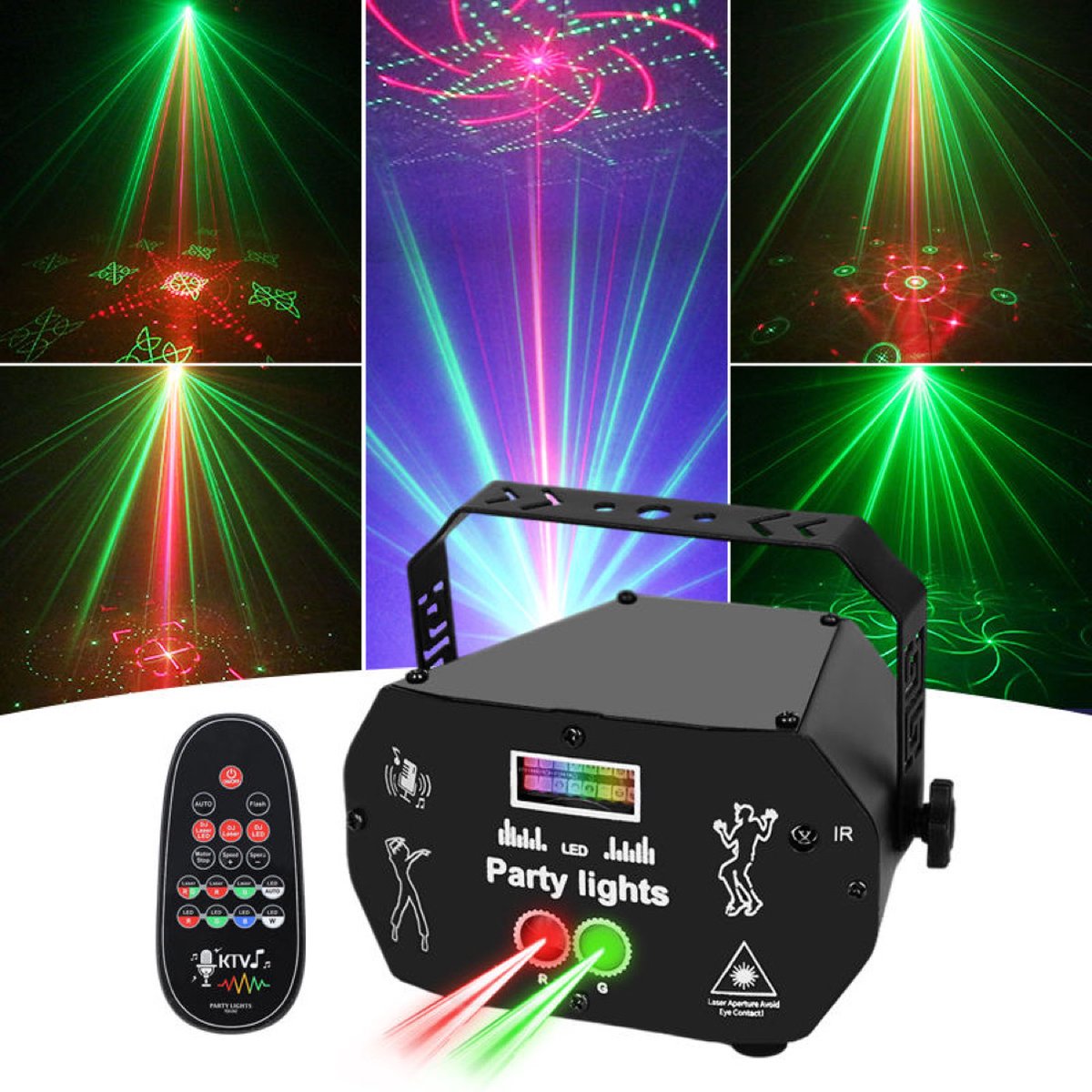YourPartyEquipment - Disco lichteffect - Party Laser - Disco lamp - Disco  Licht - Mini... | bol.com
