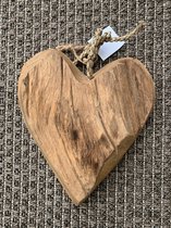 lucht Beven Knuppel Houten hart ( decoratie voor in huis ) | bol.com