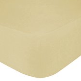 Dekbeddenwereld- hoeslaken- jersey- stretch- tweepersoons- 140x200+30cm- geschikt voor boxspring- taupe