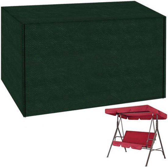 T.R. Goods - Beschermhoes voor Schommelbank - hollywoodschommel - 215x153x145cm - groen