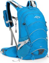 Rugzak 20L - Blauw - Met frame - Rugzak voor Hiken - Berg beklimmen - Wandelen - Reizen