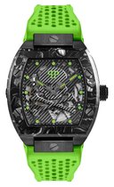 Philipp Plein The $keleton Sport Master PWBAA1022 Horloge - Siliconen - Groen - Ø 45 mm