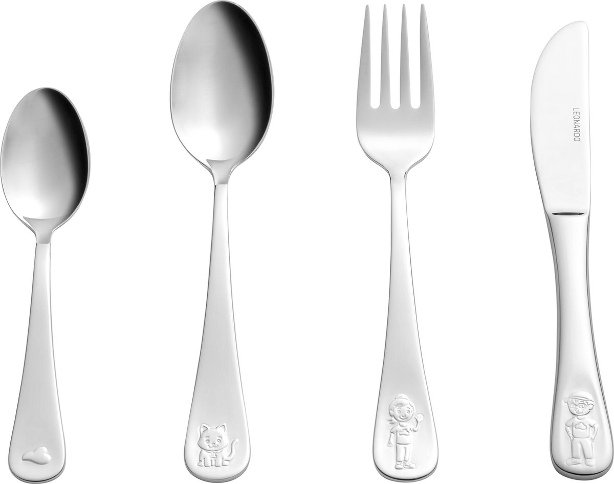 Goedkoopste Geschenkset Avventura Kinderbestekset - 4 delig