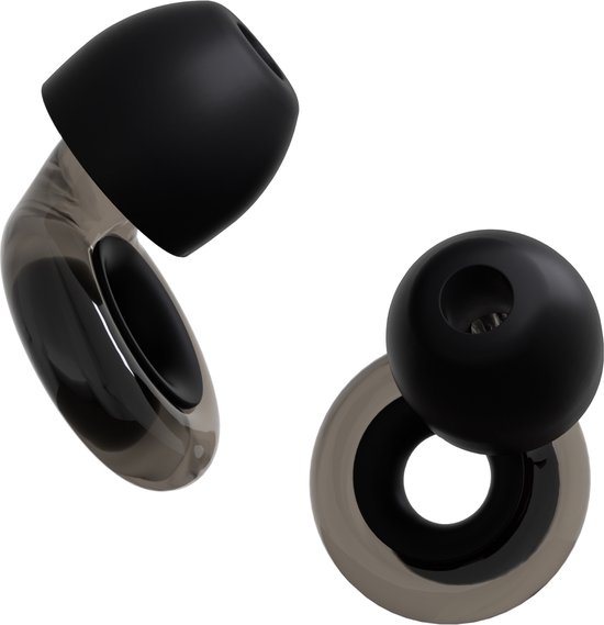 Loop Earplugs Engage Plus - premium oordoppen voor gehoorbescherming (16+5dB) in XS/S/M/L - subtiel, transparant design - geschikt voor dagelijks gebruik, heldere communicatie, sociale activiteiten, focus en ouders - Dusk