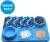 Multifunctionele snuffelmat - Blauw