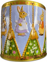 Tambour de Pâques Boîte de rangement - Tambour de Pasen - Boîte de rangement Tambour de Pâques avec lapins de Pâques