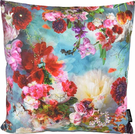 Sierkussen Eclectic Flowers | 45 x 45 cm | Katoen/Polyester