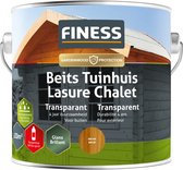 Finess Beits Tuinhuis - transparant - hoogglans - bruin - 2,5 liter