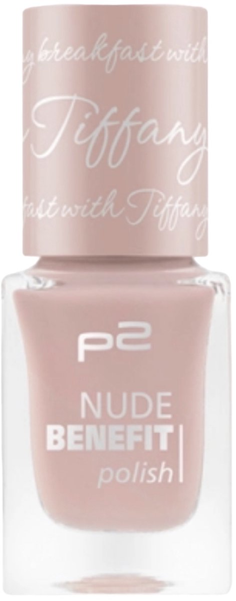 P2 Cosmetics EU Nude Benefit Nagellak 030 Breakfast with Tiffany 10ml