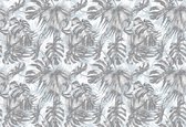 Papier peint Motif tropical moderne | V8 - 368 cm x 254 cm | Polaire 130gr / m2