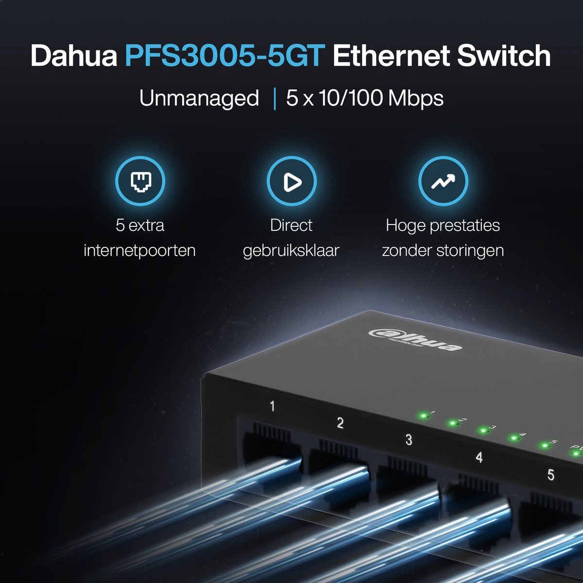 TP-Link TL-SG105 Switch Ethernet Gigabit 5 ports RJ45 metallique  10/100/1000 Mbps, IGMP Snooping, switch RJ45 idéal pour étendre le réseau  câblé pour