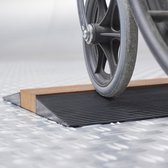 Datona® - Rubberen drempelhulp 25 mm - 2 stuks