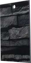 SAMPLE - PROEFMONSTER 10 X 15cm - Schulte Deco Design - motief douche acherwand in Decor steen antraciet 613 - M98401 613 wanddecoratie - muurdecoratie - badkamer wandpaneel - muurbekleding -