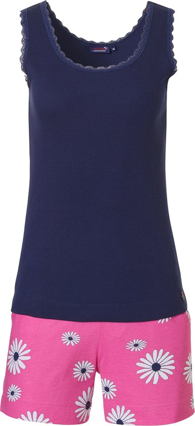 Rebelle dames shortama - Blue Scooter - Blauw