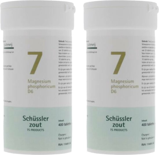 Pfluger Schussler Zout nr 7 Magnesium Phosphor D6 - 2 x 400 tabletten