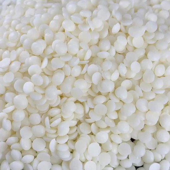 Foto: Naturewax soya wax soja was ecologische uit europa c 310 korrels pellets inhoud 2 5 kg