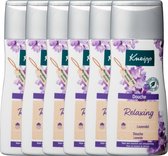 Kneipp Relaxing - Douchegel - Lavendel - Vegan - Grootverpakking - Voordeelverpakking - 6 x 200 ml