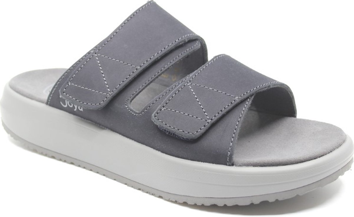 Joya, MAX III BLUE, 243SAN, Blauwe heren slipper met schokdempende PU zolen