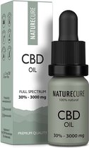 Nature Cure CBD-olie 30% - 3000 mg- Full Spectrum 10 ml