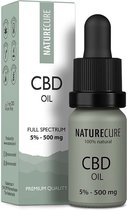 Nature Cure CBD-olie 5% - 500 mg- Full Spectrum  10 ml