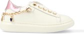 Develap witte sneaker roze accent (Maat - 28, Kleur - Wit)