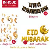 El Jardin - Eid Mubarak Ramadan Goudkleur Maan ster slingers