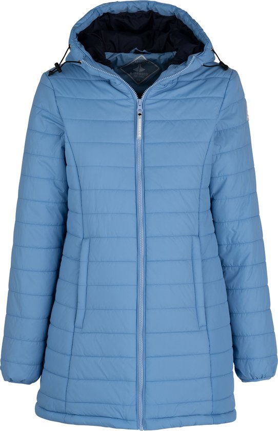 BJØRNSON Tanja Parka Stepjack Veste d'été Femme - Coupe-vent - Taille 52 - Bleu maïs