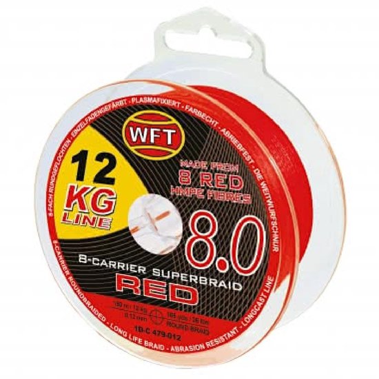 Wft 08 WFT KG 8.0 Red 100m 0,08 mm 9kg | bol