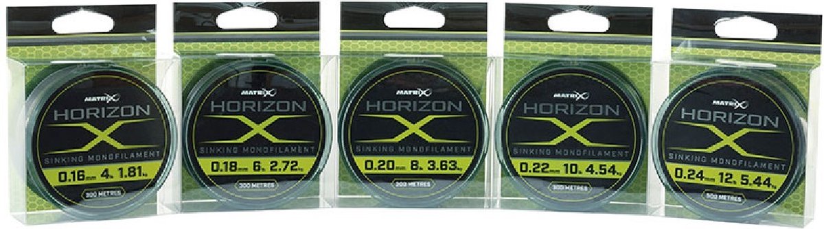 Matrix Horizon X Sinking Monofilament 300m - Maat : 0.20mm