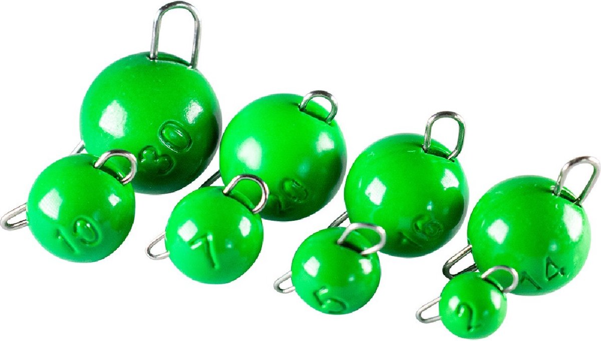 LMAB Tungsten Chebu Sinker Fluo Green 10 gr 2st.