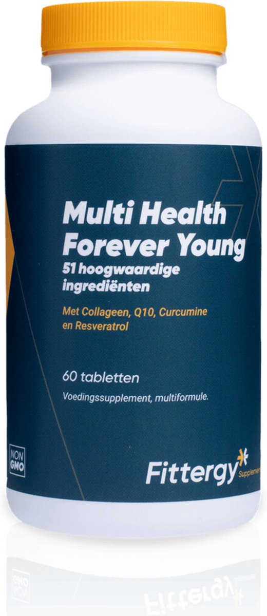 Fittergy Supplements Multi Health Forever Young 60 tabletten
