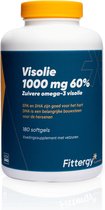 Fittergy Supplements - Visolie 1000 mg 60% - 180 softgels - Vetzuren - voedingssupplement